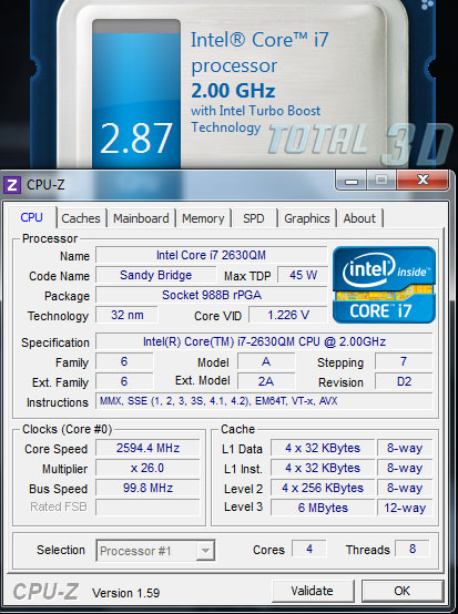 Обзор ноутбука ASUS G53SW. Core i7-2630QM Turbo Boost